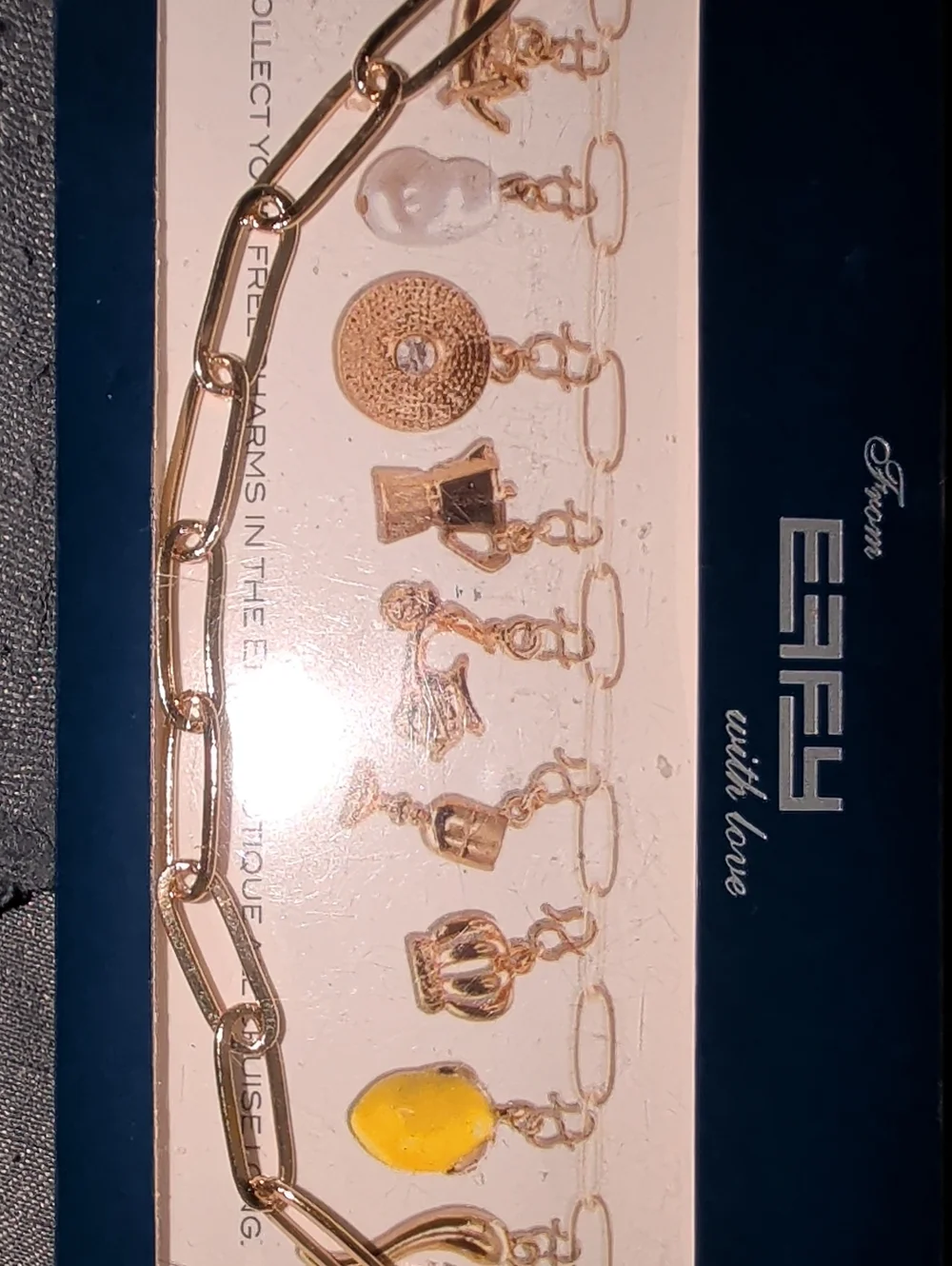 EFFY LARGE LINK Gold Bracelet (You May Add Charms) Xrre